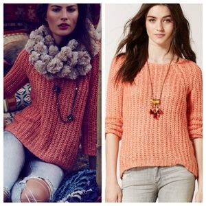 Knitted Knotted by Anthropologie Sunstitch Sweater